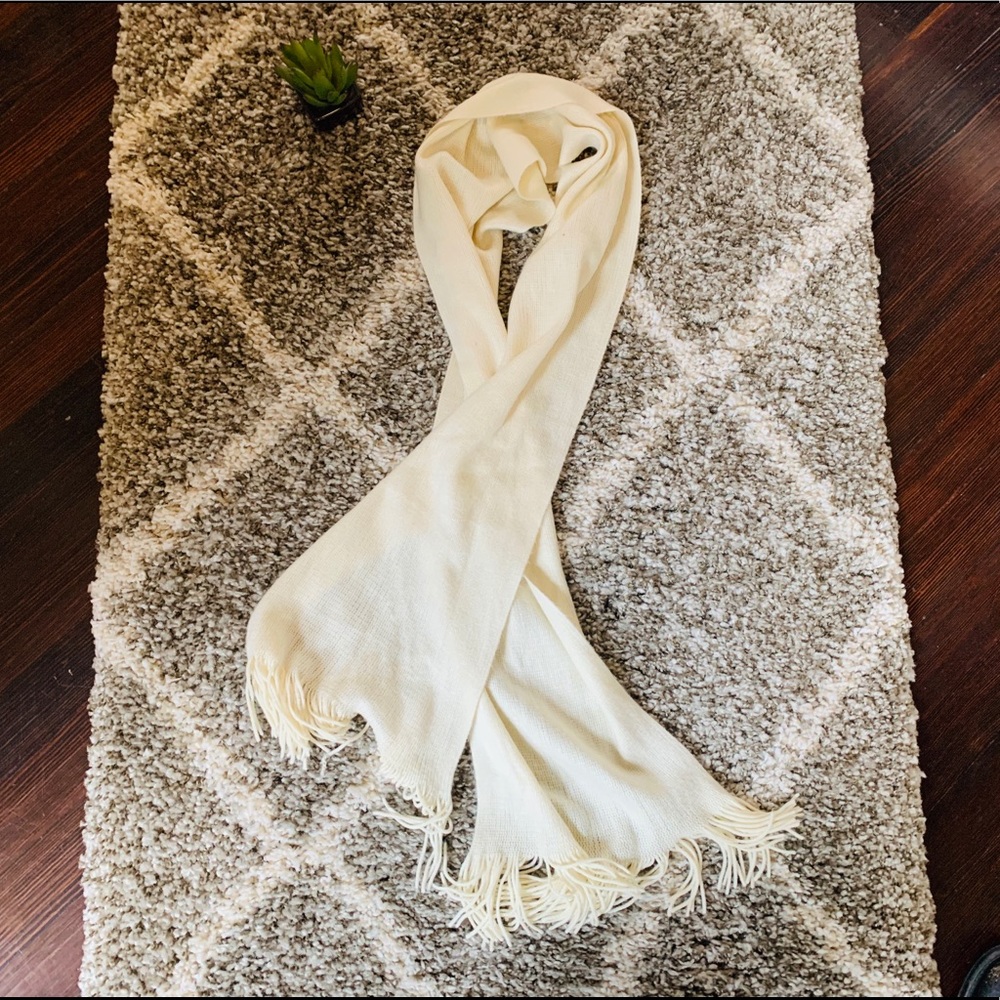 Cream scarf